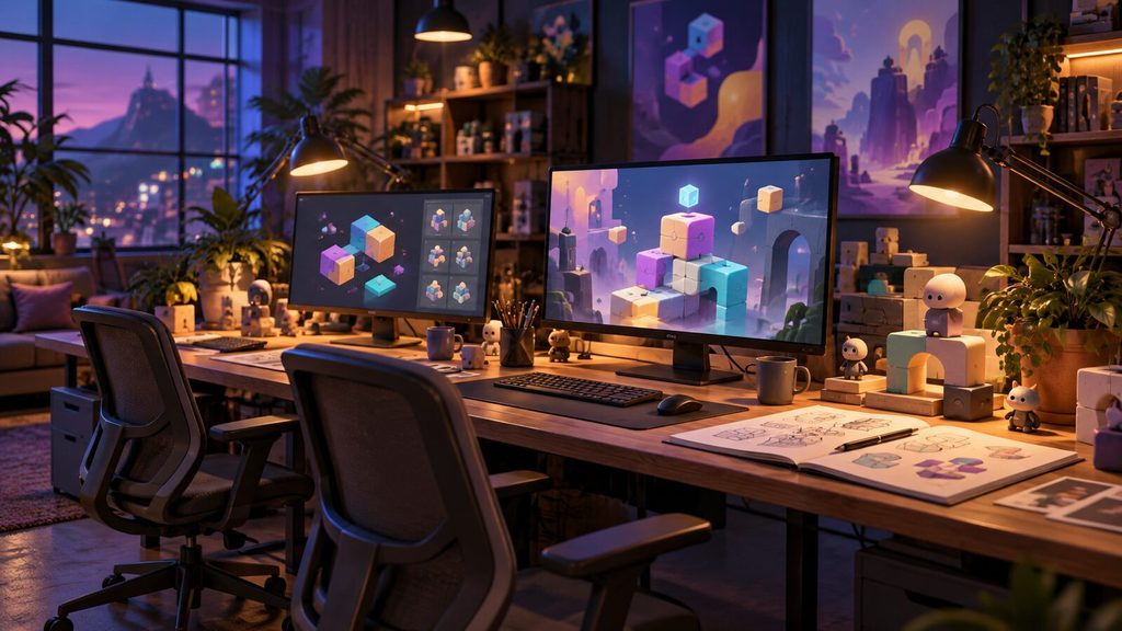 Adbridge Studio workspace